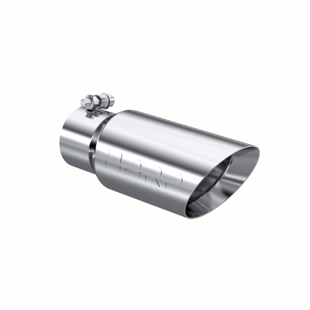 MBRP performance muffler T304 stainless steel black coated carbon fiber tip T5156 4 inch inlet 3 inch outlet