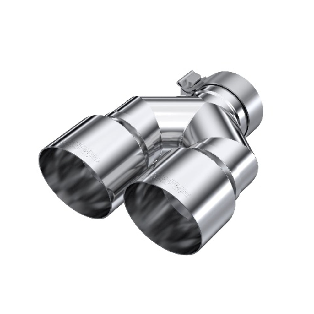 MBRP performance muffler T304 stainless steel black coated carbon fiber tip T5182 4 inch inlet 3 inch outlet