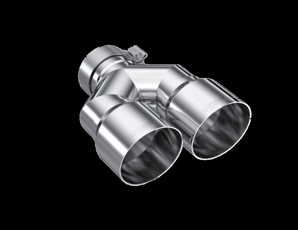 MBRP performance muffler T304 stainless steel black coated carbon fiber tip T5183 4 inch inlet 3 inch outlet