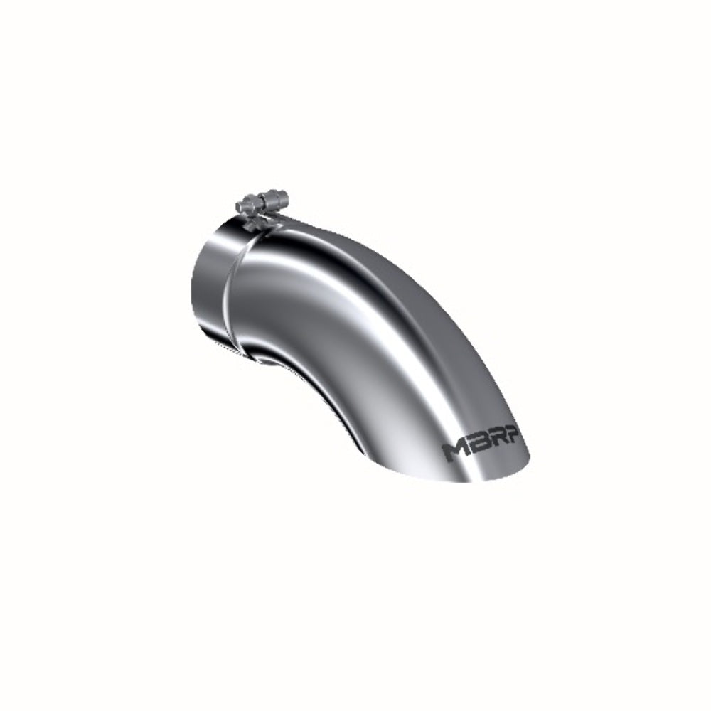 MBRP performance muffler T304 stainless steel black coated carbon fiber tip T5085 5 inch inlet/outlet