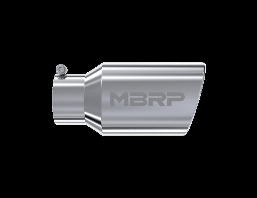 MBRP performance muffler T304 stainless steel black coated carbon fiber tip T5073 4 inch inlet/outlet