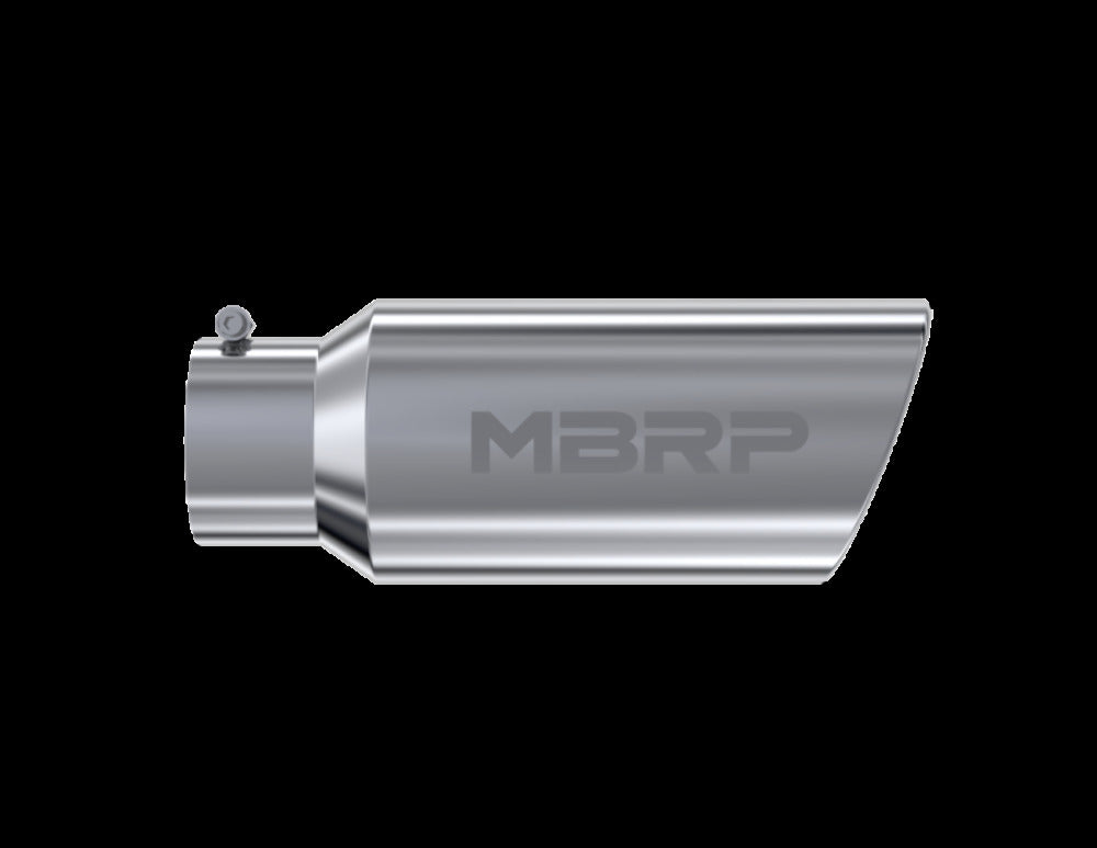 MBRP performance muffler T304 stainless steel black coated carbon fiber tip T5127 5 inch inlet/outlet