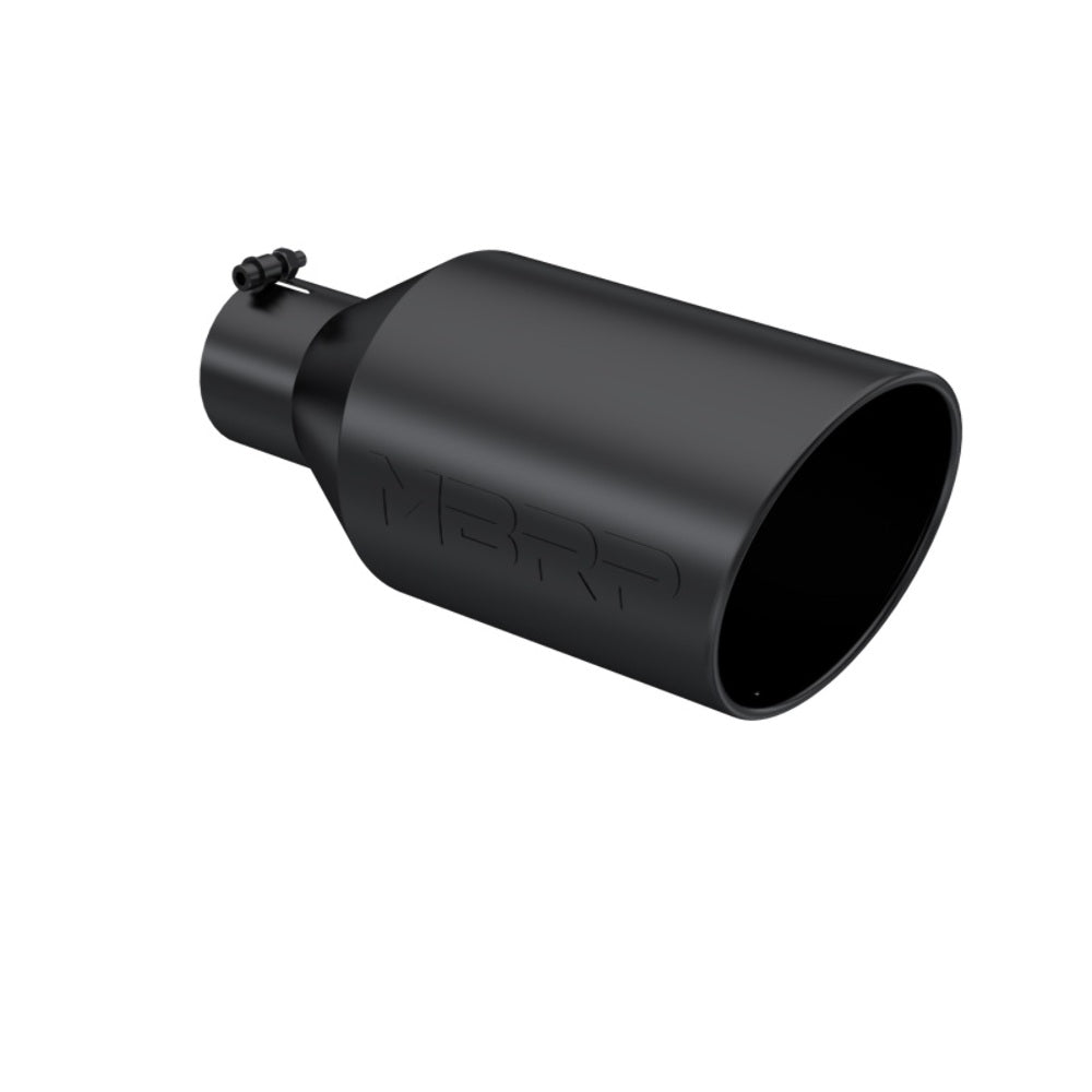 MBRP performance muffler T304 stainless steel black coated carbon fiber tip T5128BLK 4 inch inlet/outlet