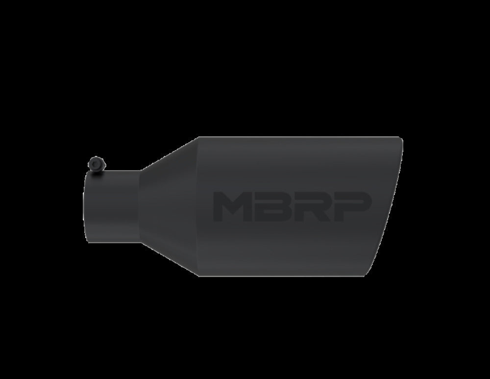 MBRP performance muffler T304 stainless steel black coated carbon fiber tip T5128BLK 4 inch inlet/outlet