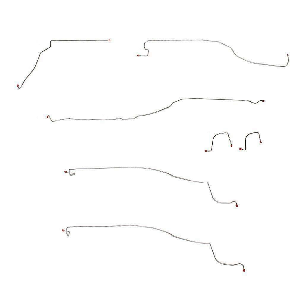 Front Brake Line Kit for 2013 03-04 Chevy Silverado 1500 disc brakes stainless steel