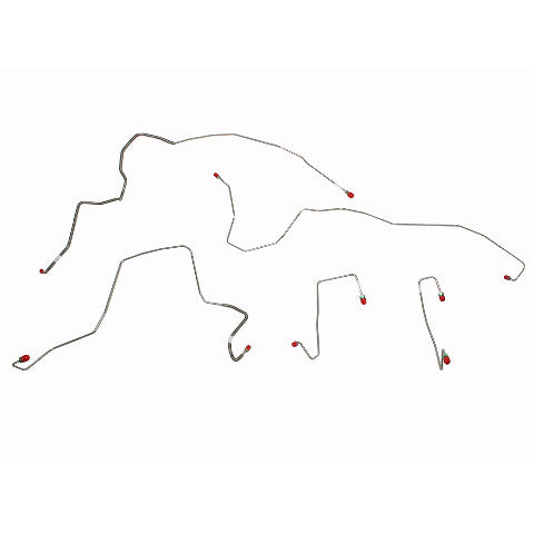 Front Brake Line Kit for 2005-2006 Ford F-250 Super Duty 4WD stainless steel