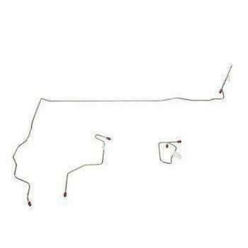 Front Brake Line Kit for 06-10 Hummer H3 stainless steel