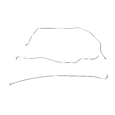 1957 Chevrolet Series II 1/2 Ton Truck Front Brake Line Kit Steel TKT5701OM