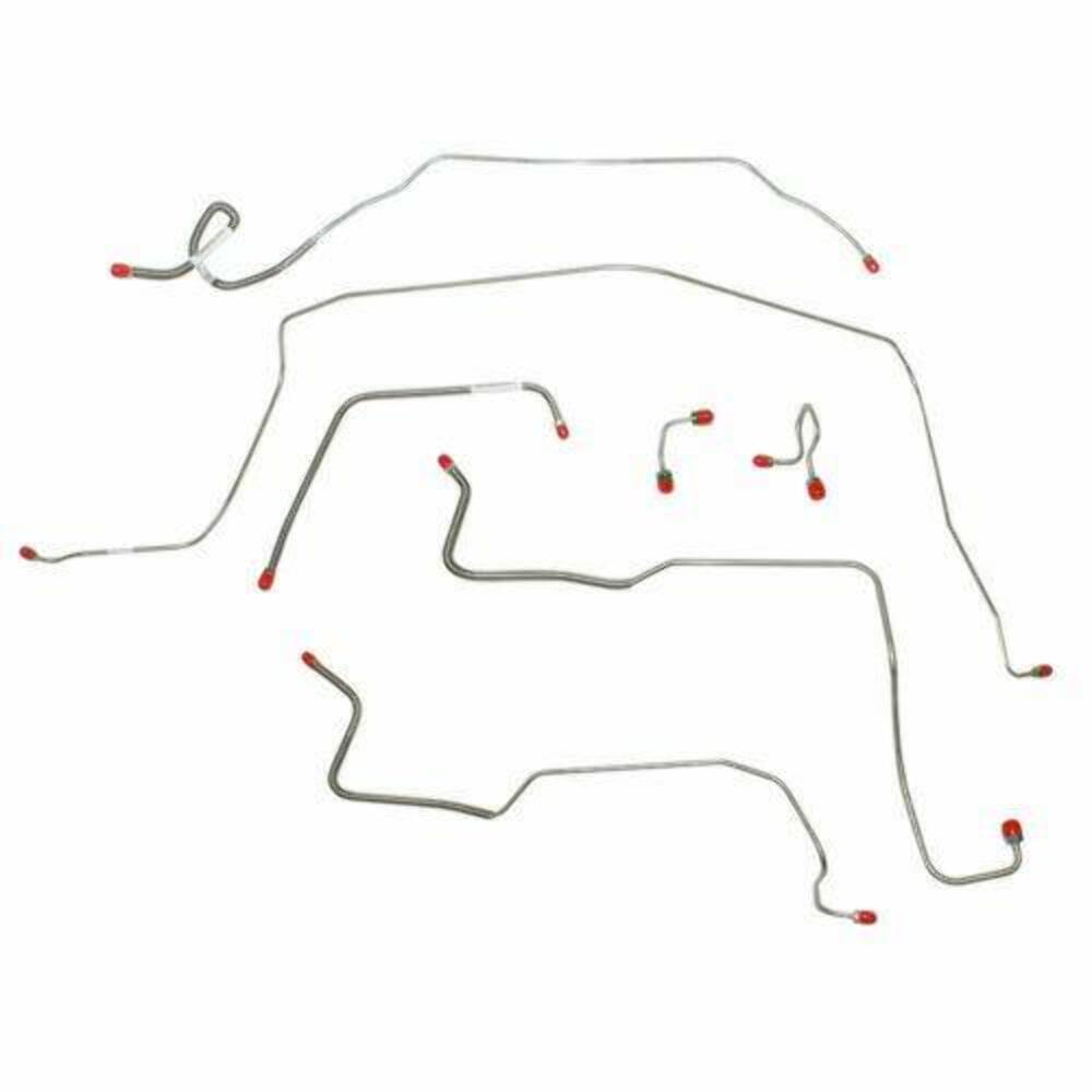 1971-72 Chevrolet C10 Front Brake Line Kit 2WD Standard Brakes - TKT7101SS