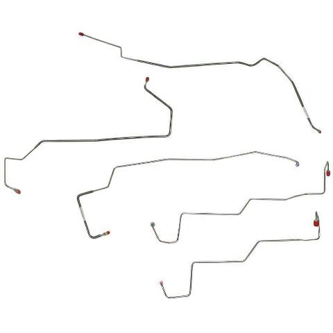 1999-2001 Ford F250 SD Front Brake Line Kit AWABS Gas Engine TKT9942OM