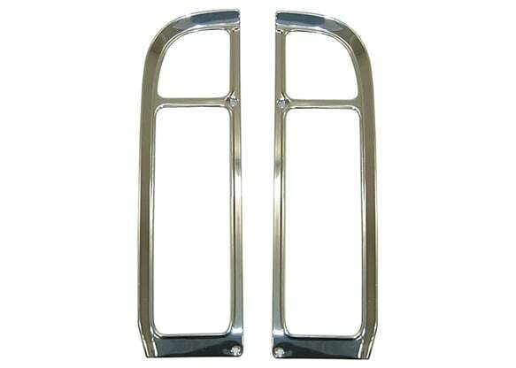 Fits 1969-1972 Chevrolet Blazer; Tail Light Bezel - Fleetside - Pair TLB72PR