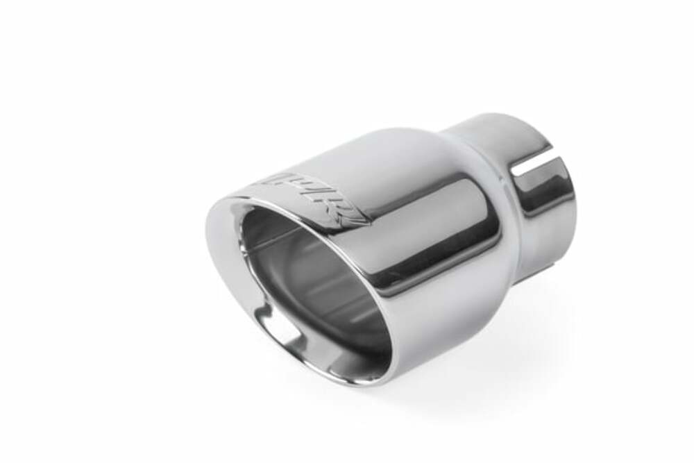 Fits 2017-24 718 Boxster Porsche Double-Walled 3.5"Cut Tips (Silver)-Set for Audi and VW stainless steel polished