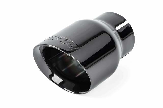 Double-Walled 3.5 Slash-Cut Tips (Diamond Black) - Set of 2 stainless steel black