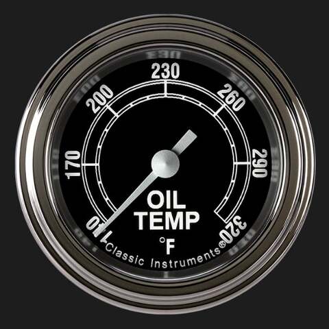 Traditional 2 1/8" Oil Temperature Gauge TR128SLF