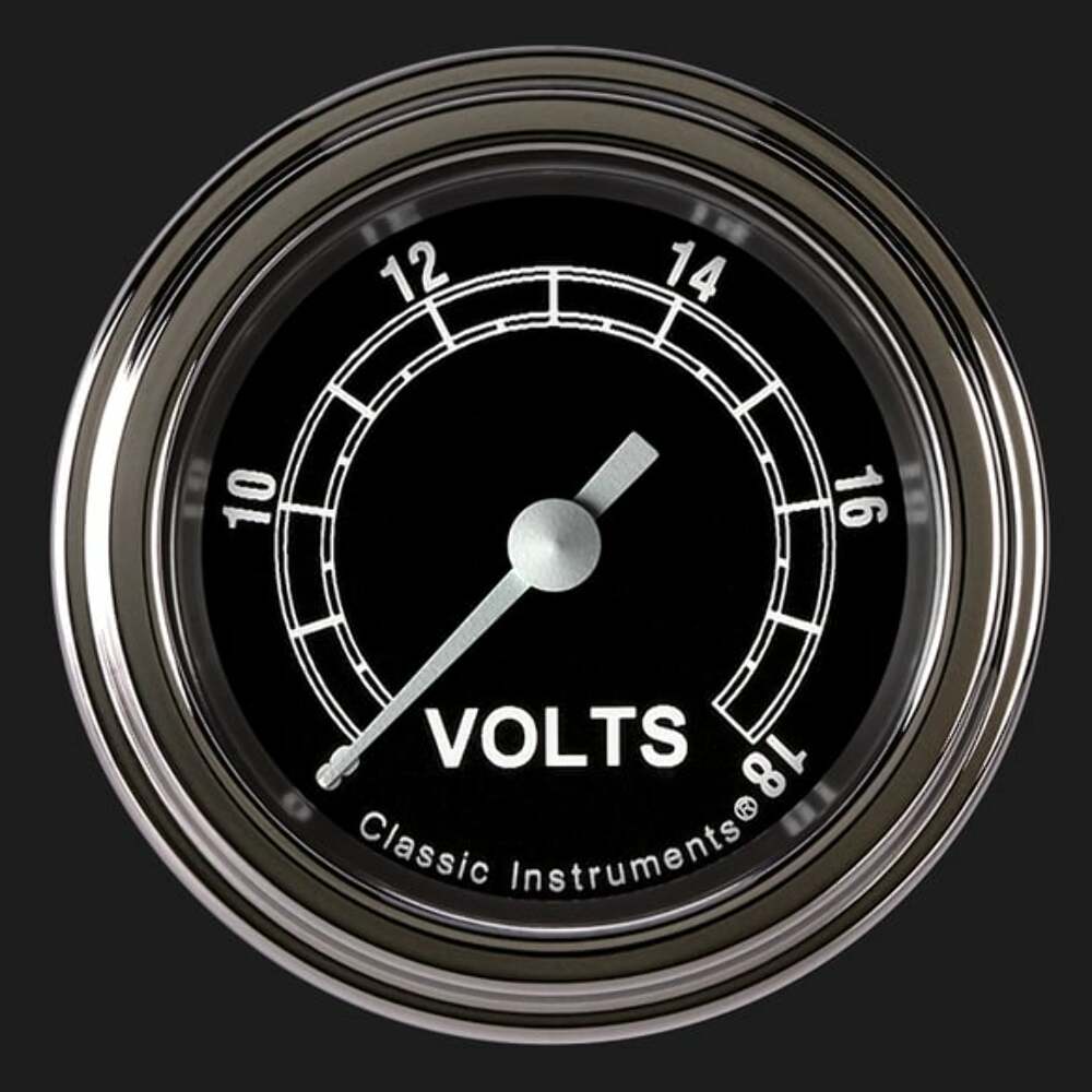 Classic Instruments Traditional 2 1/8" Voltage Gauge TR130SLF