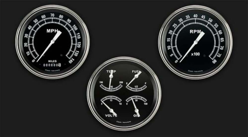 Traditional Series Three Gauge Set TR53SLF