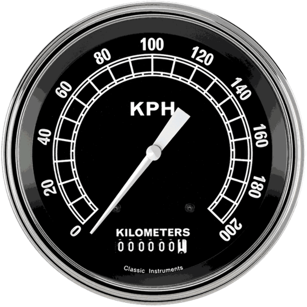 Classic Instruments Traditional 4 5/8" Speedometer TR58SLF