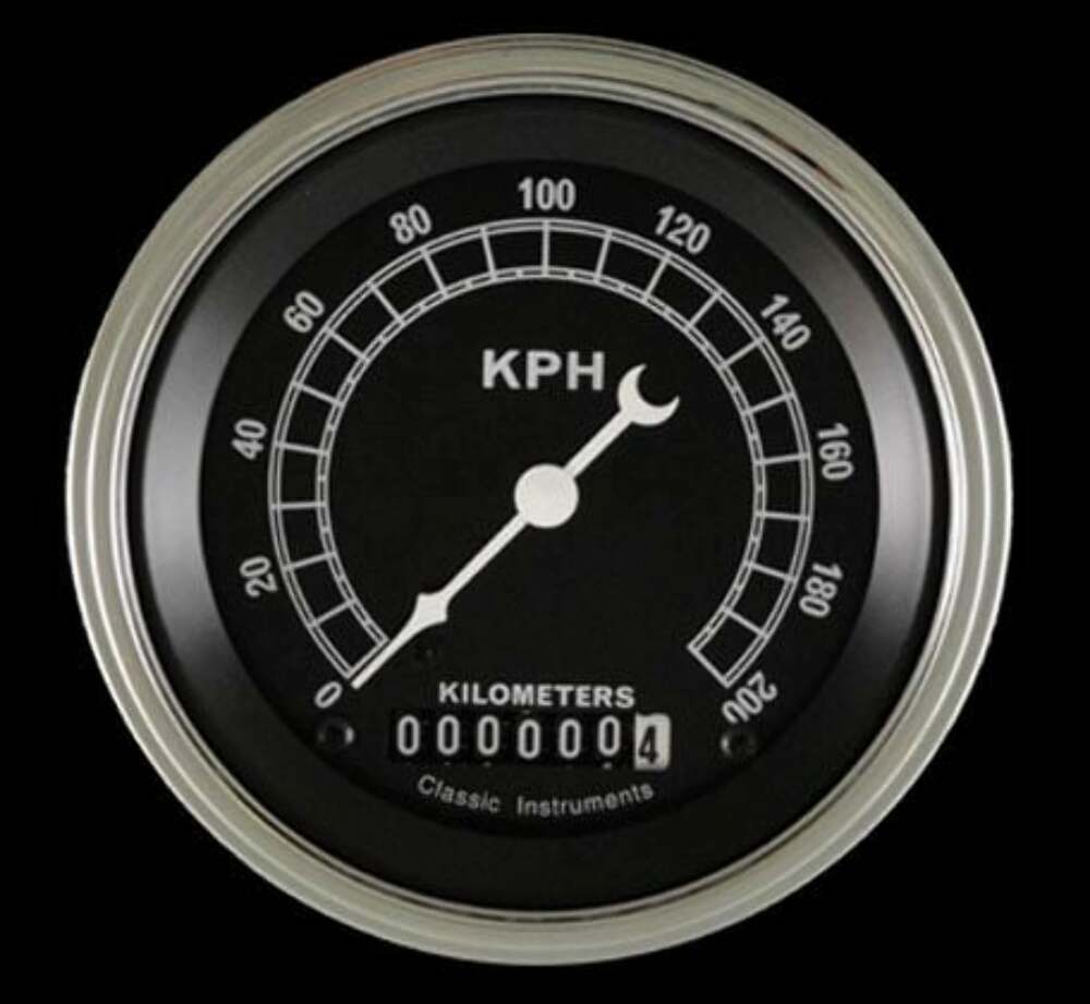 Classic Instruments Traditional 3 3/8" Speedometer TR59SLF