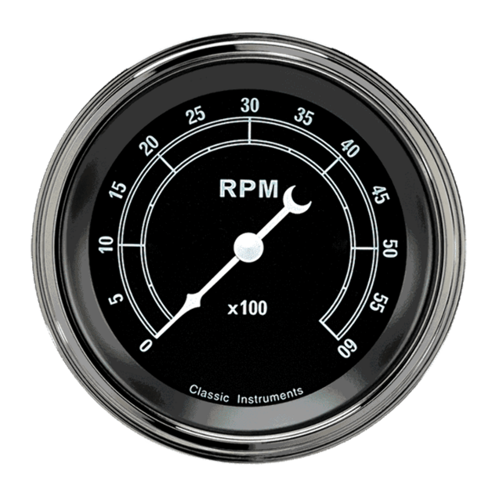 Classic Instruments Traditional 3 3/8" Tachometer TR60SLF