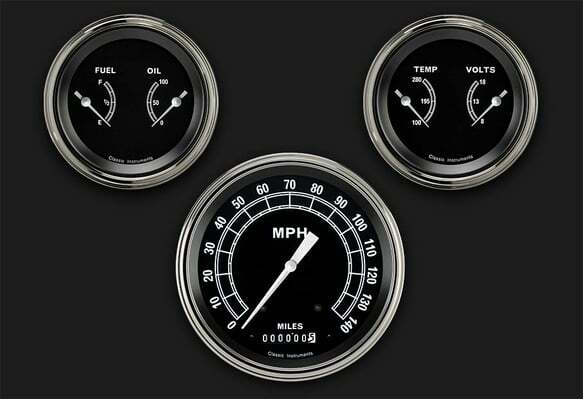 Traditional Series Three Gauge Set TR64SLF