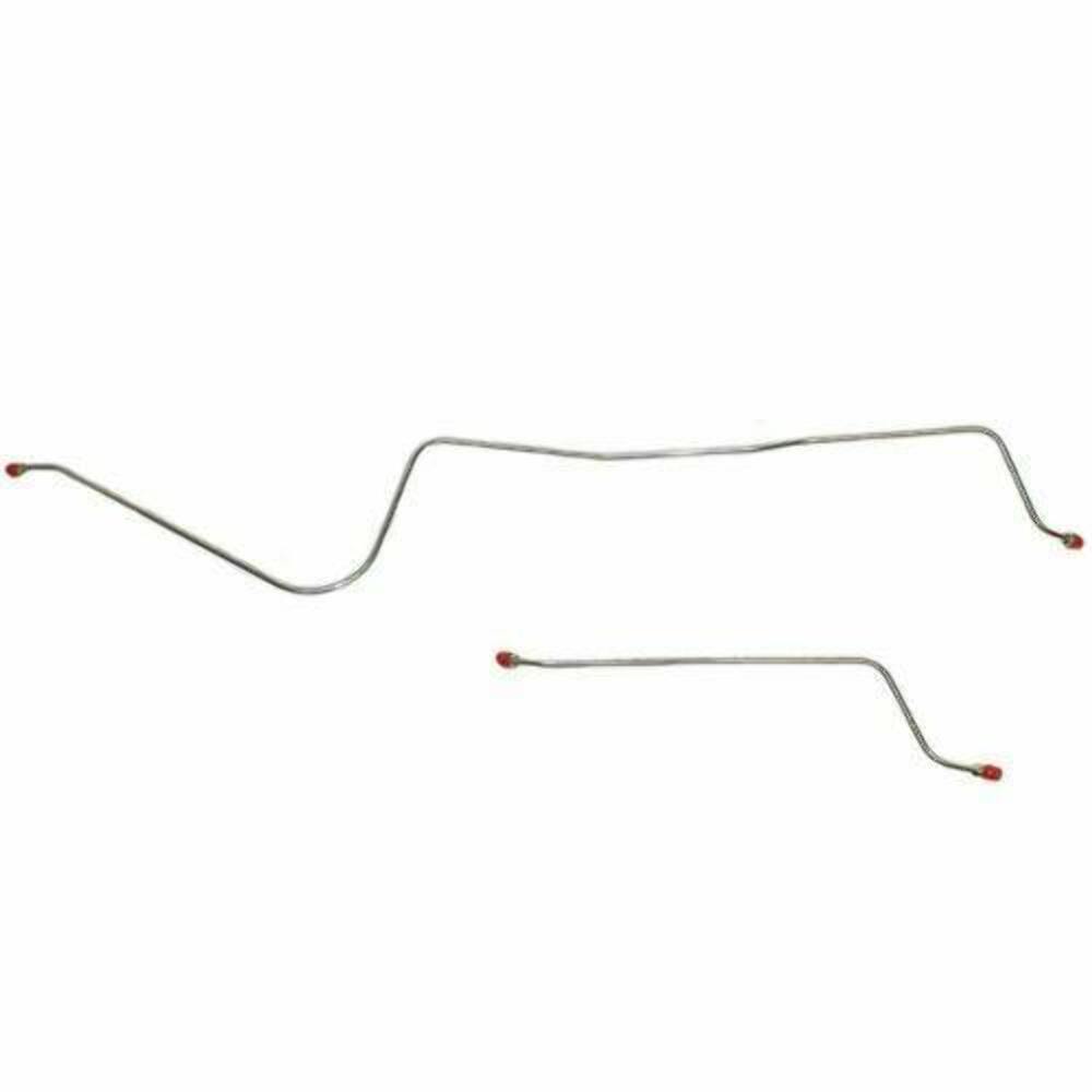Brake Line for Rear Axle Lines For 67-72 Chevy C10 8 Lug Dana Axle Rear Springs 2WD stainless steel
