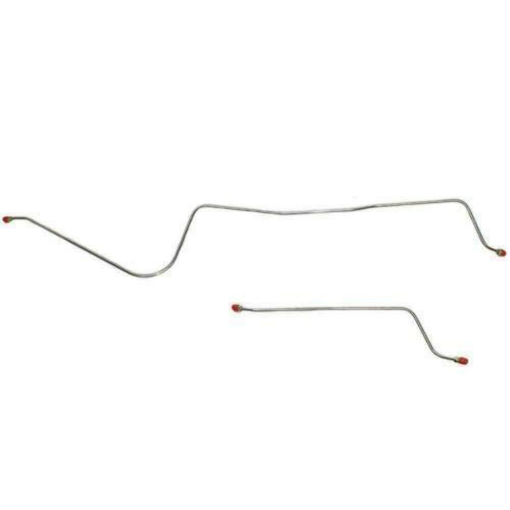 Brake Line for Rear Axle Lines For 67-72 Chevy C10 8 Lug Dana Axle Rear Springs 2WD stainless steel