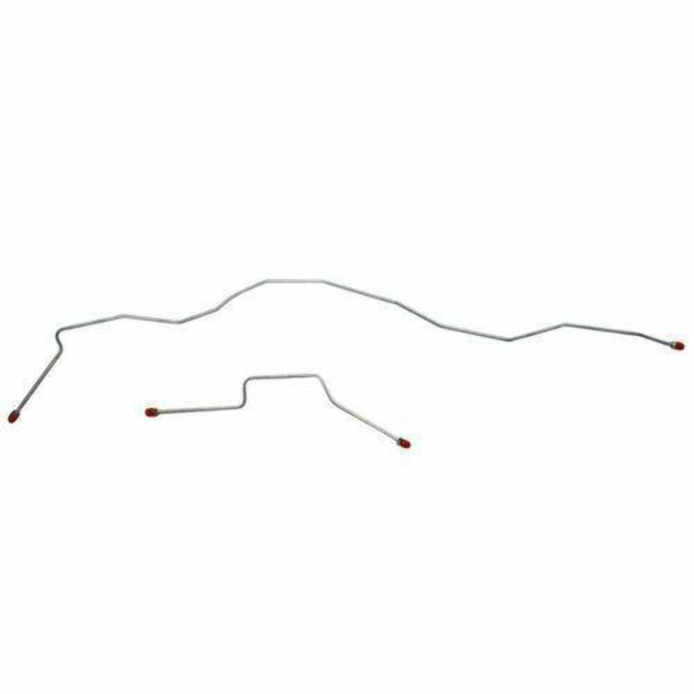 Brake Line for Rear Axle Lines For 80-81 Ford F-150 w/ 9 Inch Rear Axle 2 Piece 4WD stainless steel