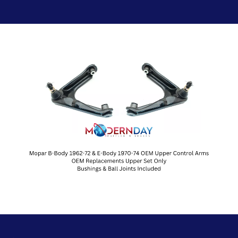 Fits 1962-1972 Mopar B-Body & 70-74 E-Body OEM Upper Control Arms UCA856/857 SET