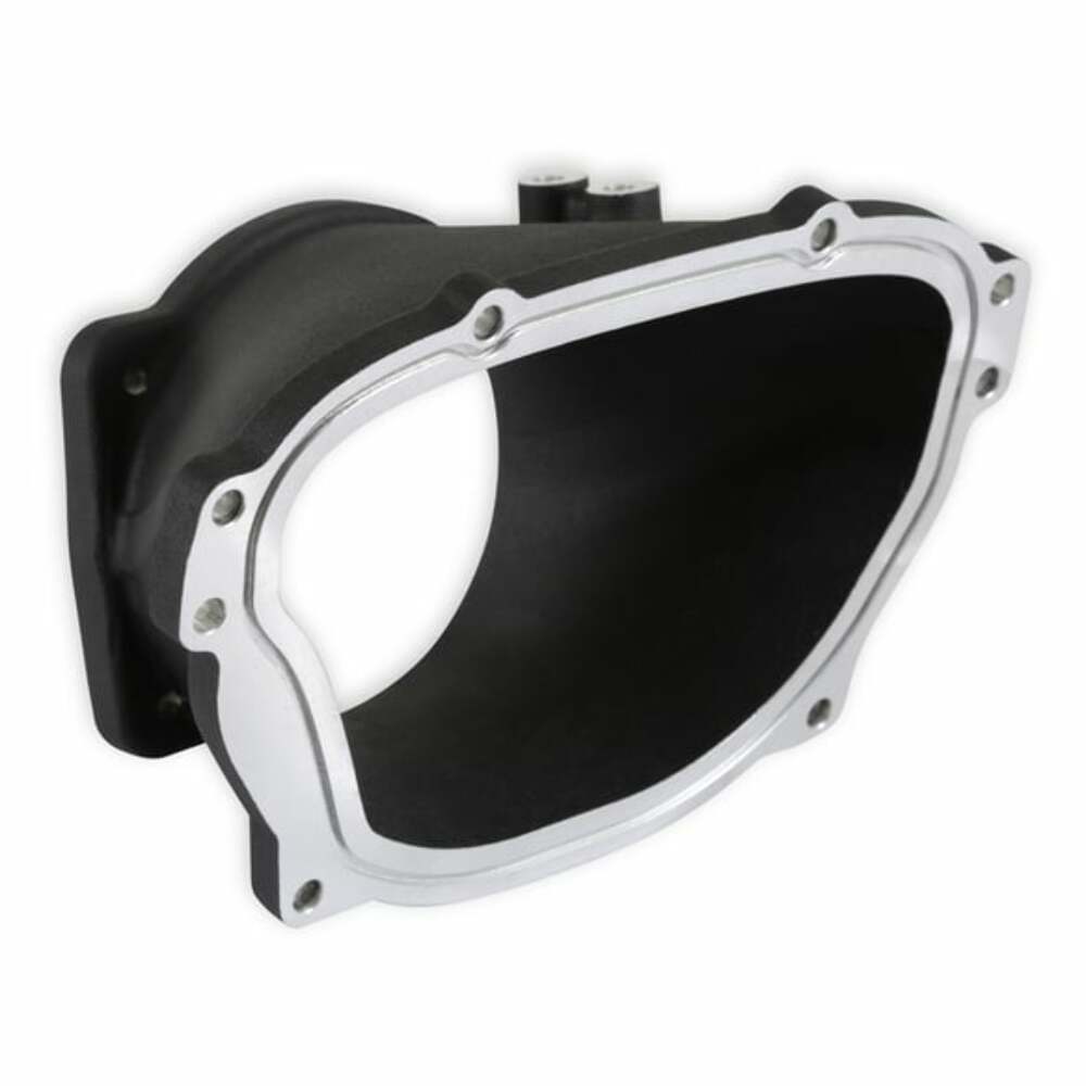 Holley EFI Ultra Lo-Ram 105Mm Throttle Body Adapter-Gm Gen V Lt Front-Feed-Black-300-714BK