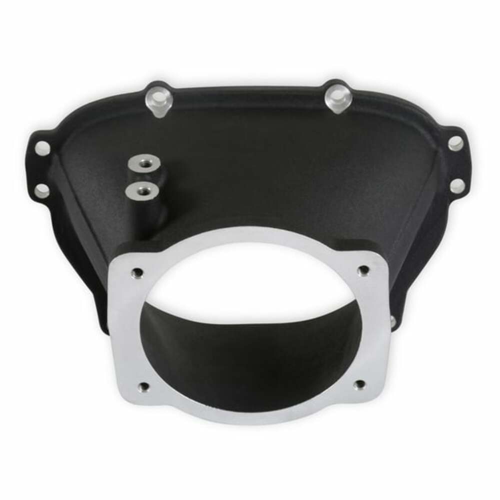 Holley EFI Ultra Lo-Ram 105Mm Throttle Body Adapter-Gm Gen V Lt Front-Feed-Black-300-714BK