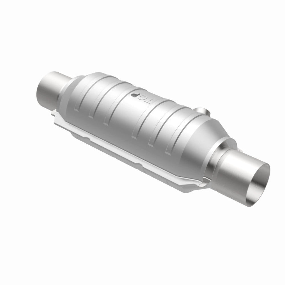 MagnaFlow universal catalytic converter 2 inch inlet/outlet stainless steel Federal EPA compliant OBDII 99324h
