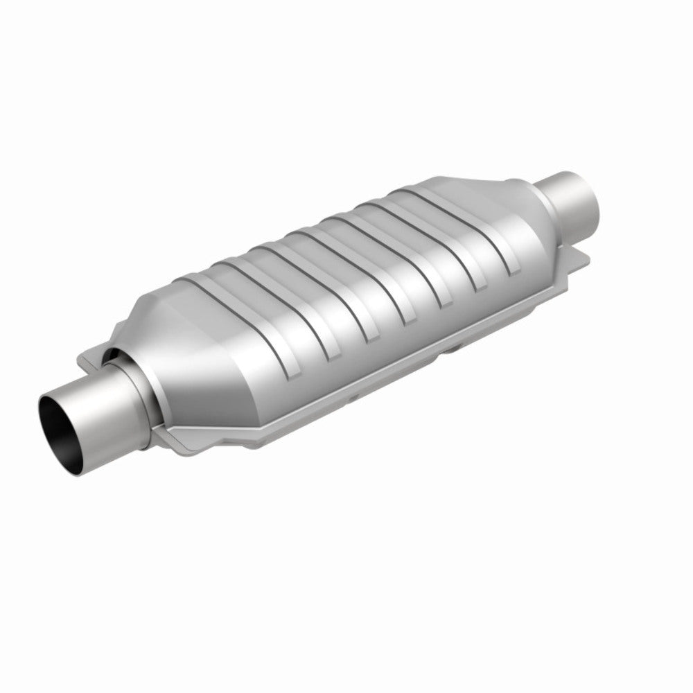 MagnaFlow universal catalytic converter 2.25 inch inlet/outlet stainless steel CARB compliant 95505