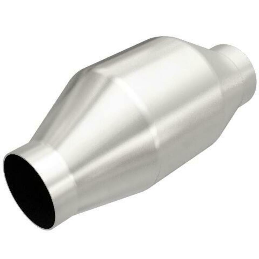 MagnaFlow universal catalytic converter 2.25 inch inlet/outlet stainless steel CARB compliant OBDII 59905