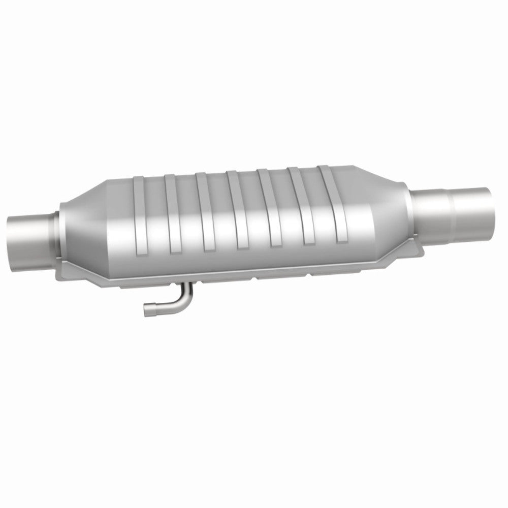 MagnaFlow universal catalytic converter 2.25 inch inlet/outlet stainless steel CARB compliant OBDII 94415