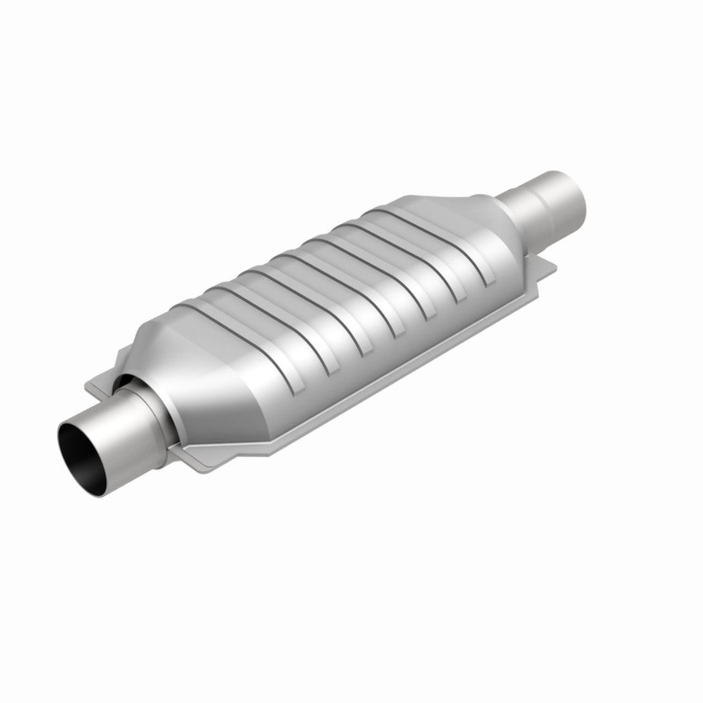 MagnaFlow universal catalytic converter 2.25 inch inlet/outlet stainless steel CARB compliant OBDII 94405