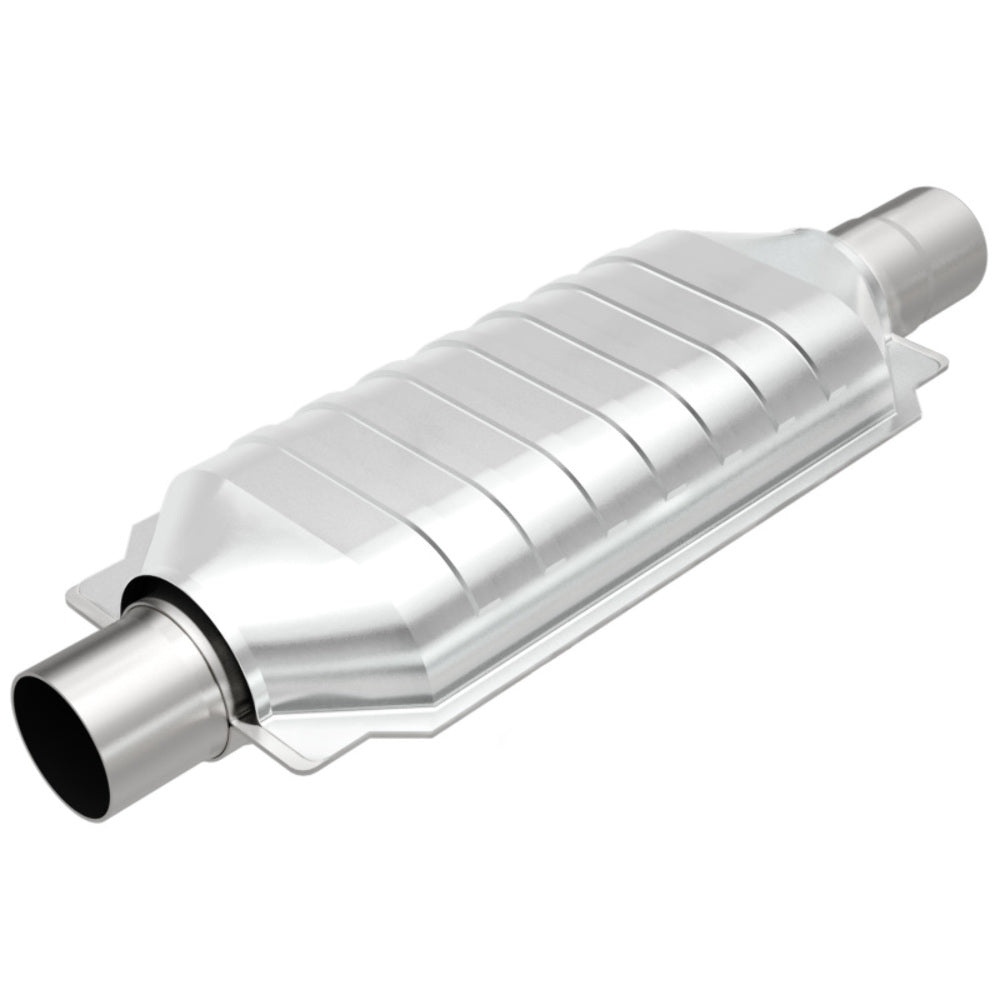 MagnaFlow universal catalytic converter 2.5 inch inlet/outlet stainless steel CARB compliant OBDII 94406