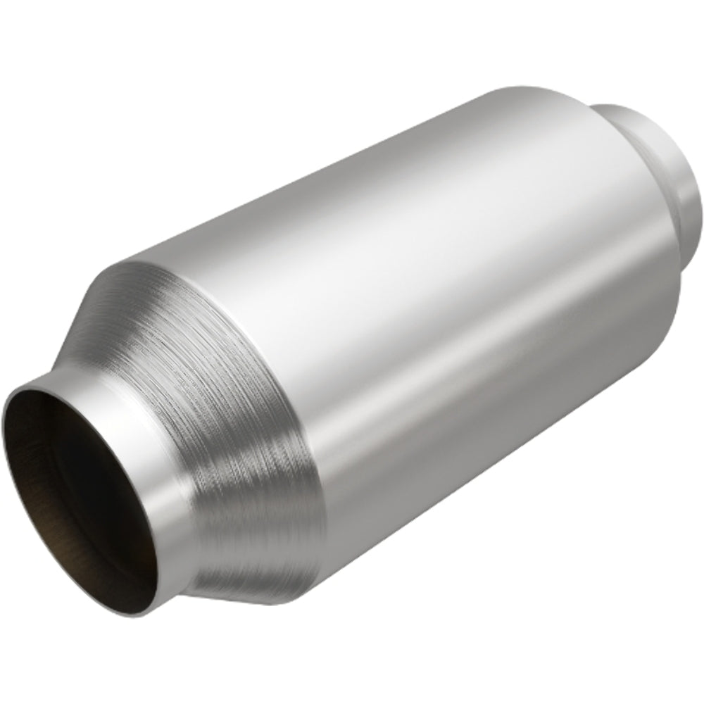MagnaFlow universal catalytic converter 2.5 inch inlet/outlet stainless steel Federal EPA compliant OBDII 54956