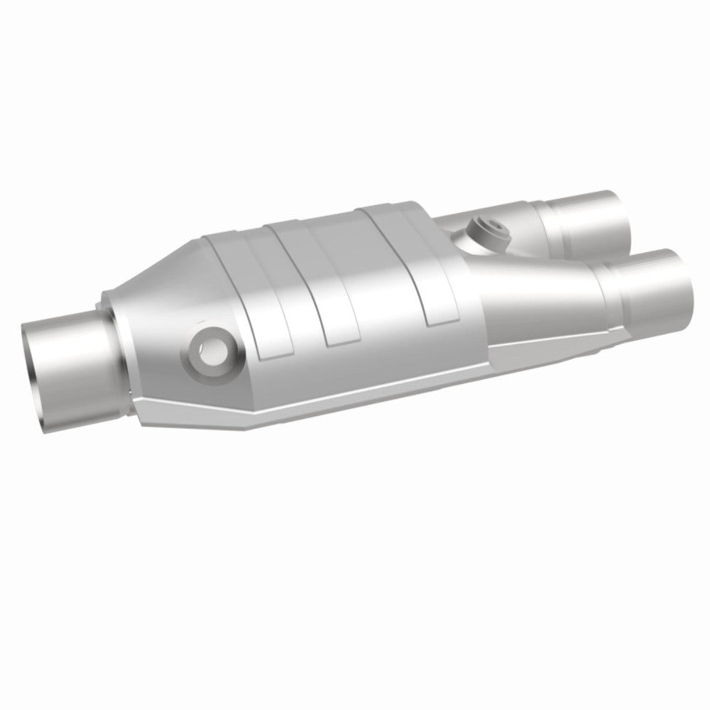 MagnaFlow universal catalytic converter 2.5 inch inlet/outlet stainless steel Federal EPA compliant OBDII 99667h