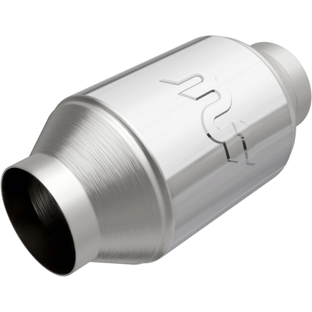 MagnaFlow universal catalytic converter stainless steel polished CARB compliant 69019