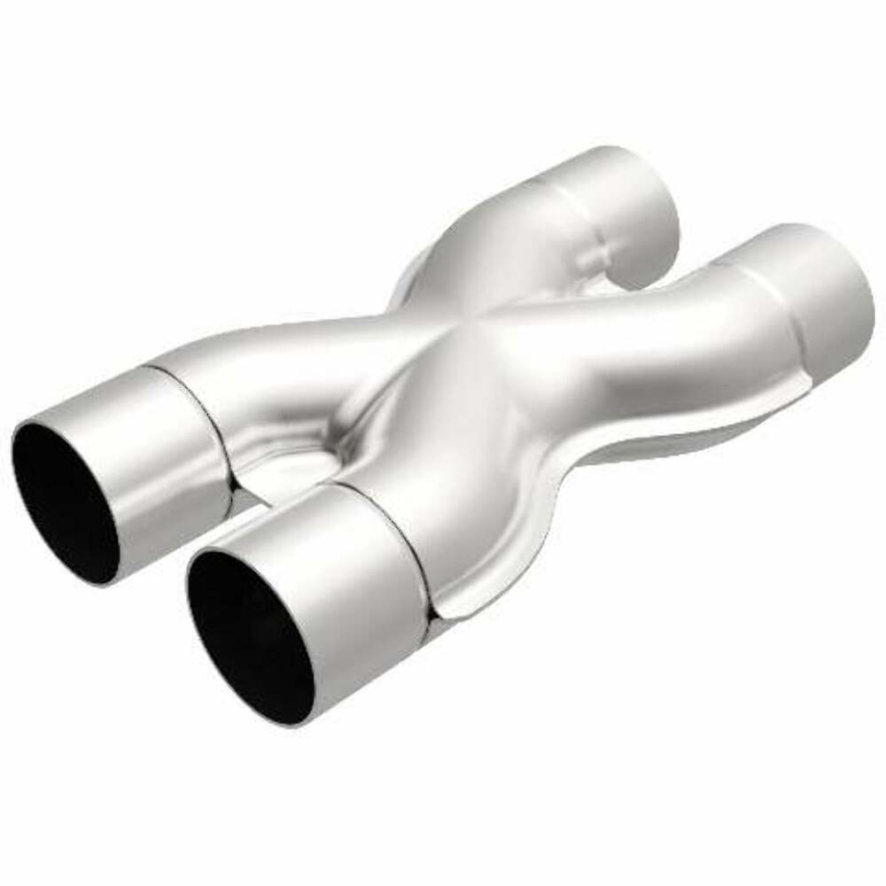 t Universal Exhaust Pipe Smooth Trans X 2.5/2.5 X 12 SS 10791 Magnaflow MagnaFlow Exhaust Products