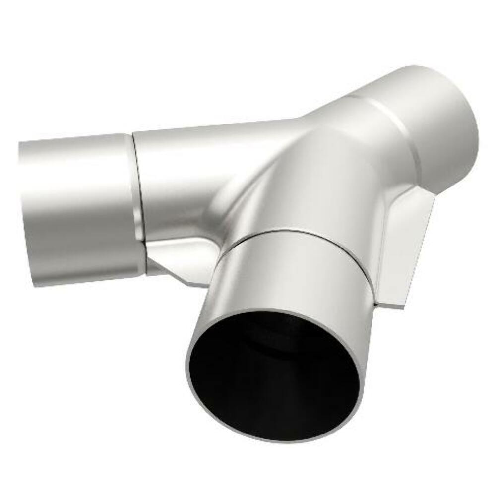 t Universal Exhaust Pipe Smooth Trans Y 2.50 SS 70 deg. 10733 Magnaflow MagnaFlow Exhaust Products