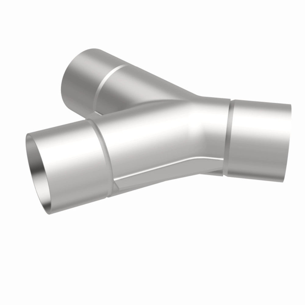 t Universal Exhaust Pipe Smooth Trans Y 2.50 SS 70 deg. 10733 Magnaflow MagnaFlow Exhaust Products