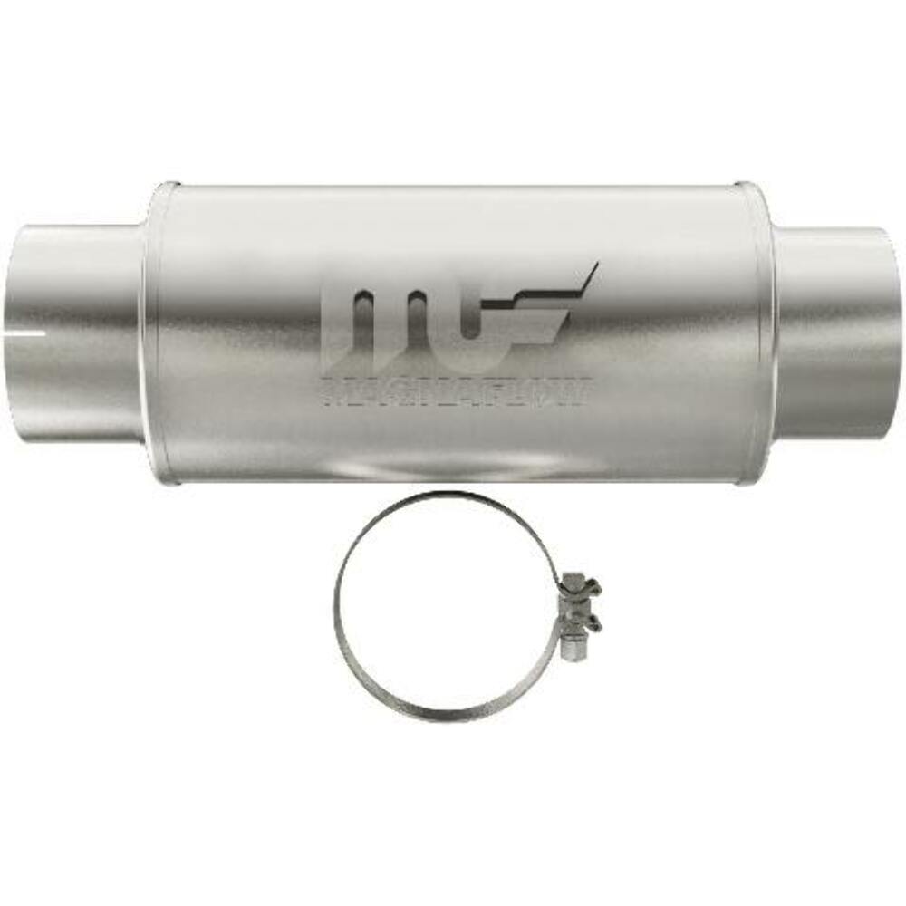 MagnaFlow performance muffler 5 inch inlet 4 inch outlet stainless steel 12776