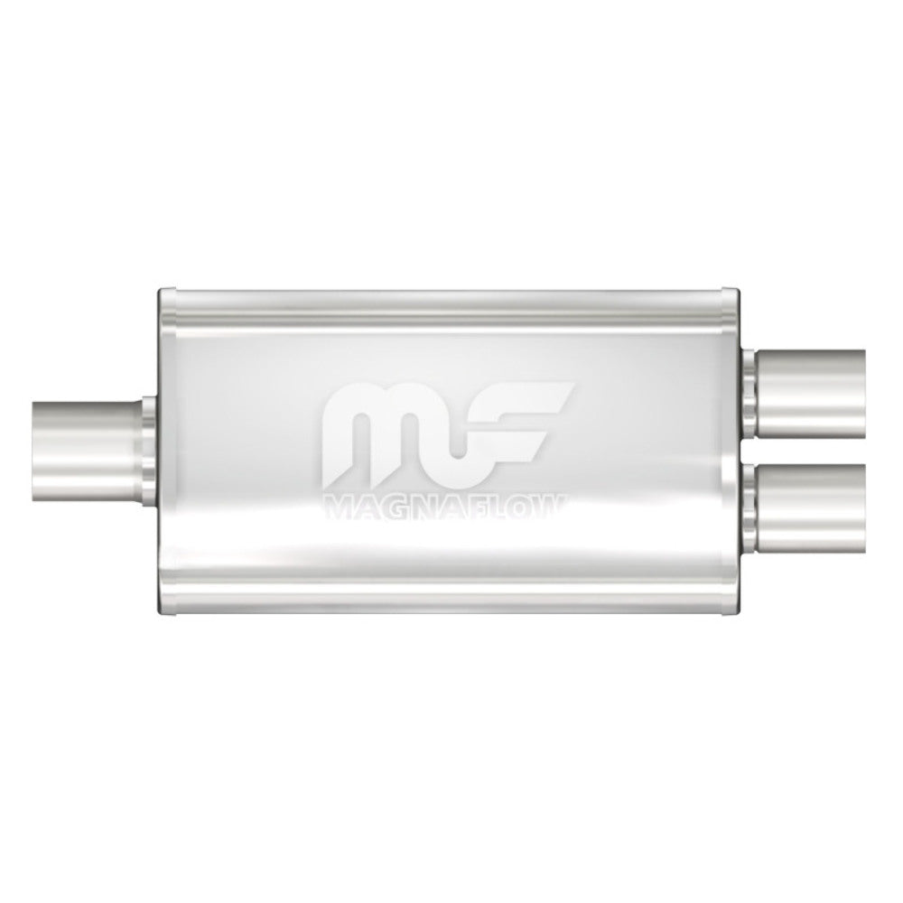 t Universal Performance Muffler Mag SS 14X3.5X7 2.25/2/2 C/ 11148 Magnaflow MagnaFlow Exhaust Products