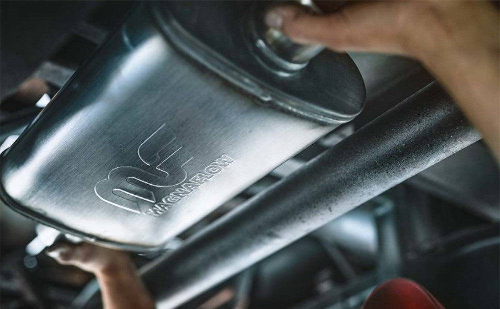 t Universal Performance Muffler Mag SS 18X5X8 2.5 O/O 14263 Magnaflow MagnaFlow Exhaust Products
