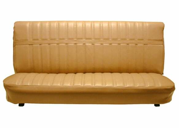 Fits 1978-1980 Chevrolet C10 Front Bench Seat Cover-Madrid Vinyl UP80V01DKSADDLE