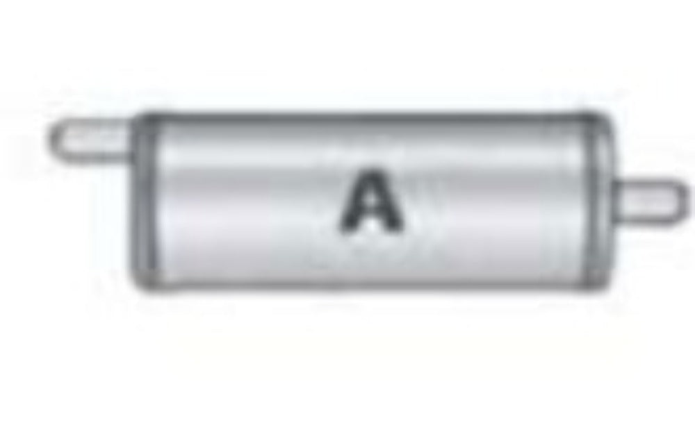 Jones Exhaust V416A V Power Series Muffler 3 Inlet, 3 Outlet