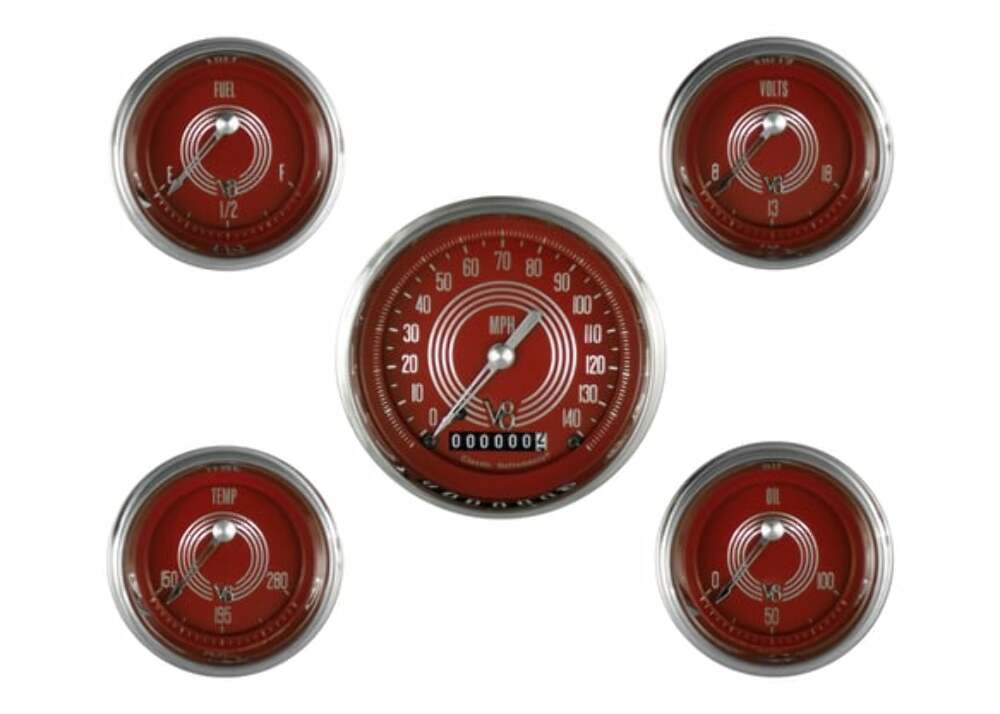 Classic Instruments analog dash gauge set