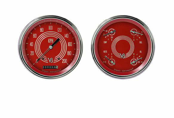 Classic Instruments analog dash gauge set