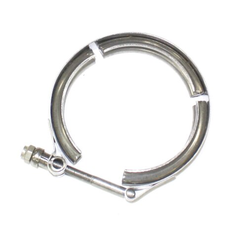 JBA Exhaust Clamp 3in Stainless V-Band Exhaust Coupler Connection - VB30CP